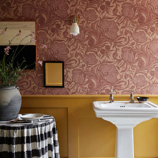 Papel de Parede Little Greene Poppy Trail - Masquerade