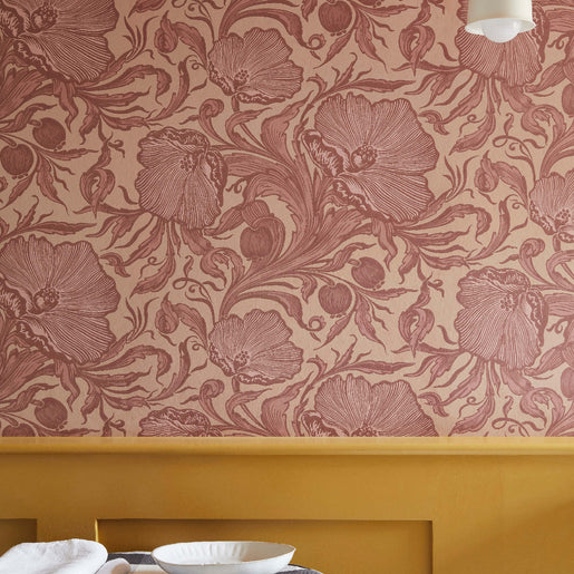 Papel de Parede Little Greene Poppy Trail - Masquerade