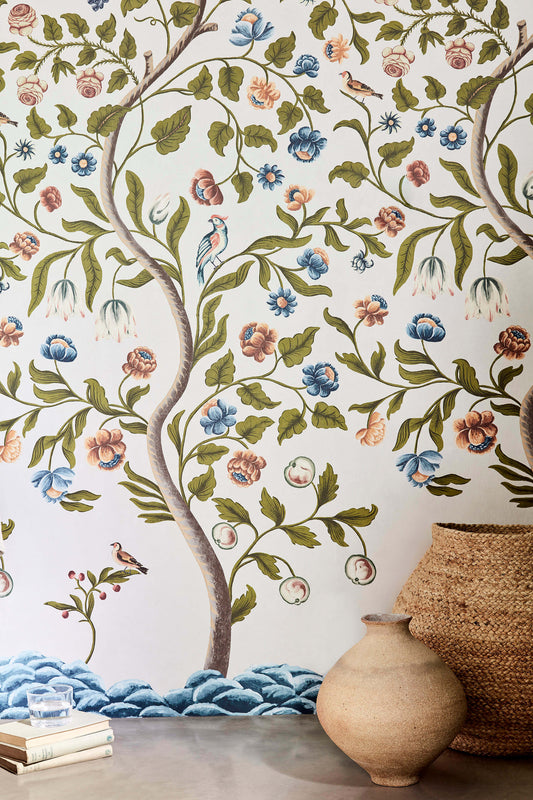 Little Greene Mandalay Wallpaper - Ceviche