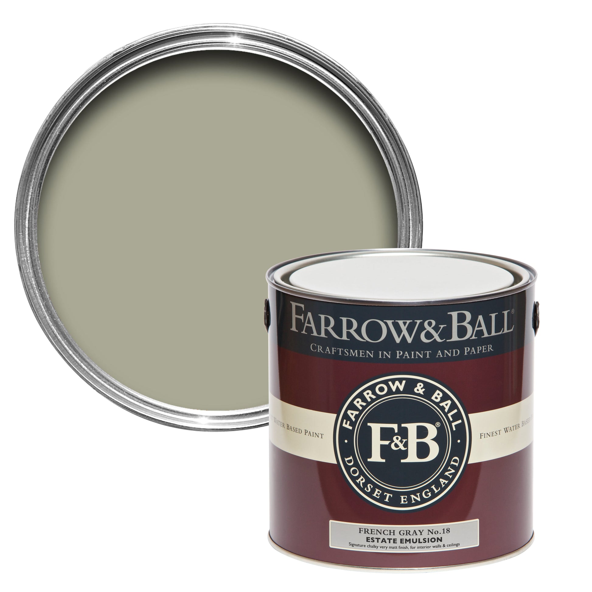 Tinta Farrow&Ball French Gray No. 18 - Stoc Casa