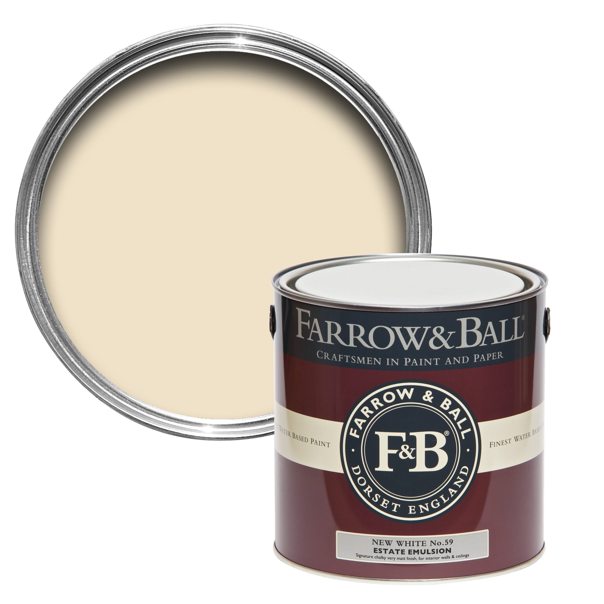 Tinta Farrow&Ball New White No. 59 - Stoc Casa