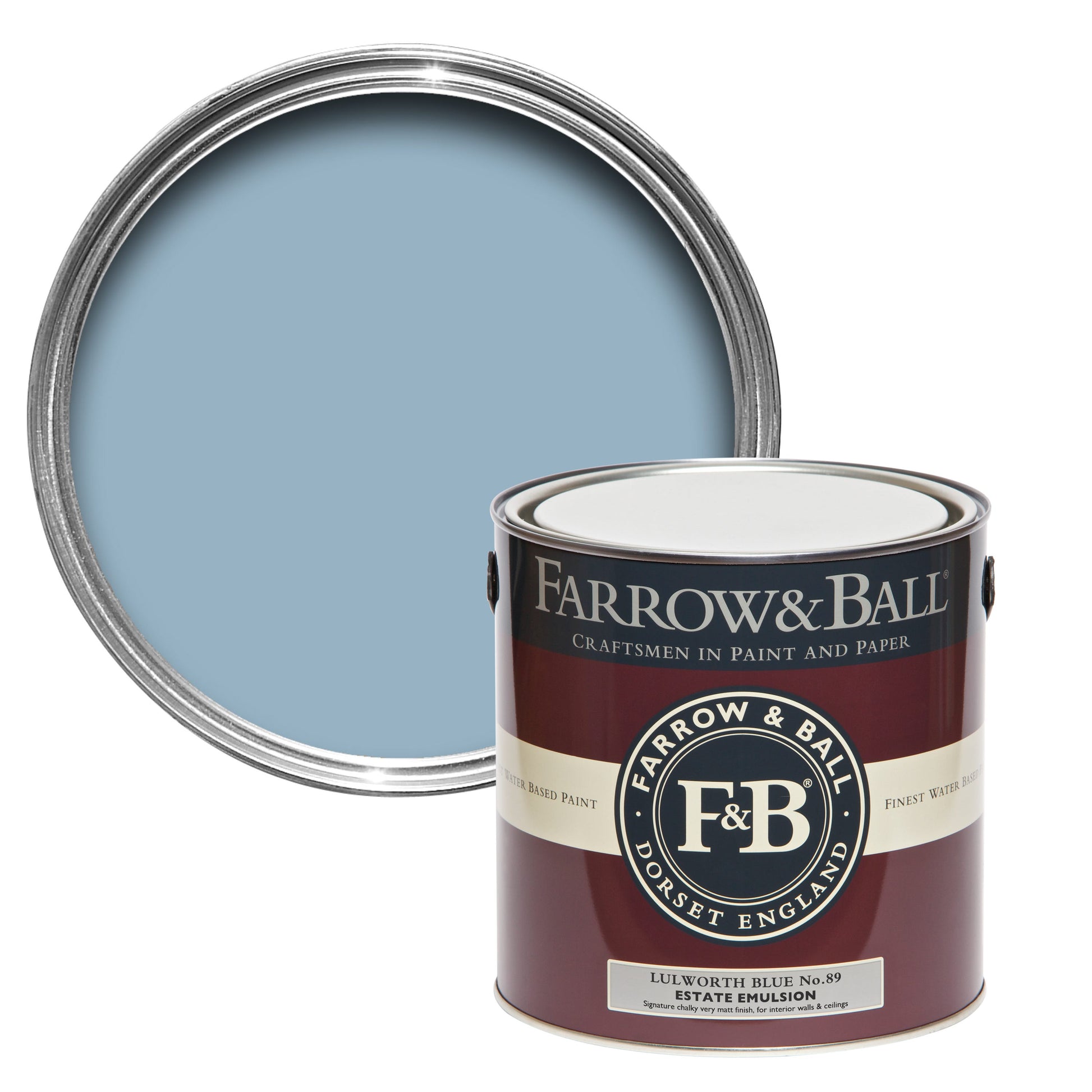 Tinta Farrow&Ball Lulworth Blue No. 89 - Stoc Casa