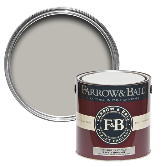 Tinta Farrow&Ball Pavilion Gray No. 242 - Stoc Casa