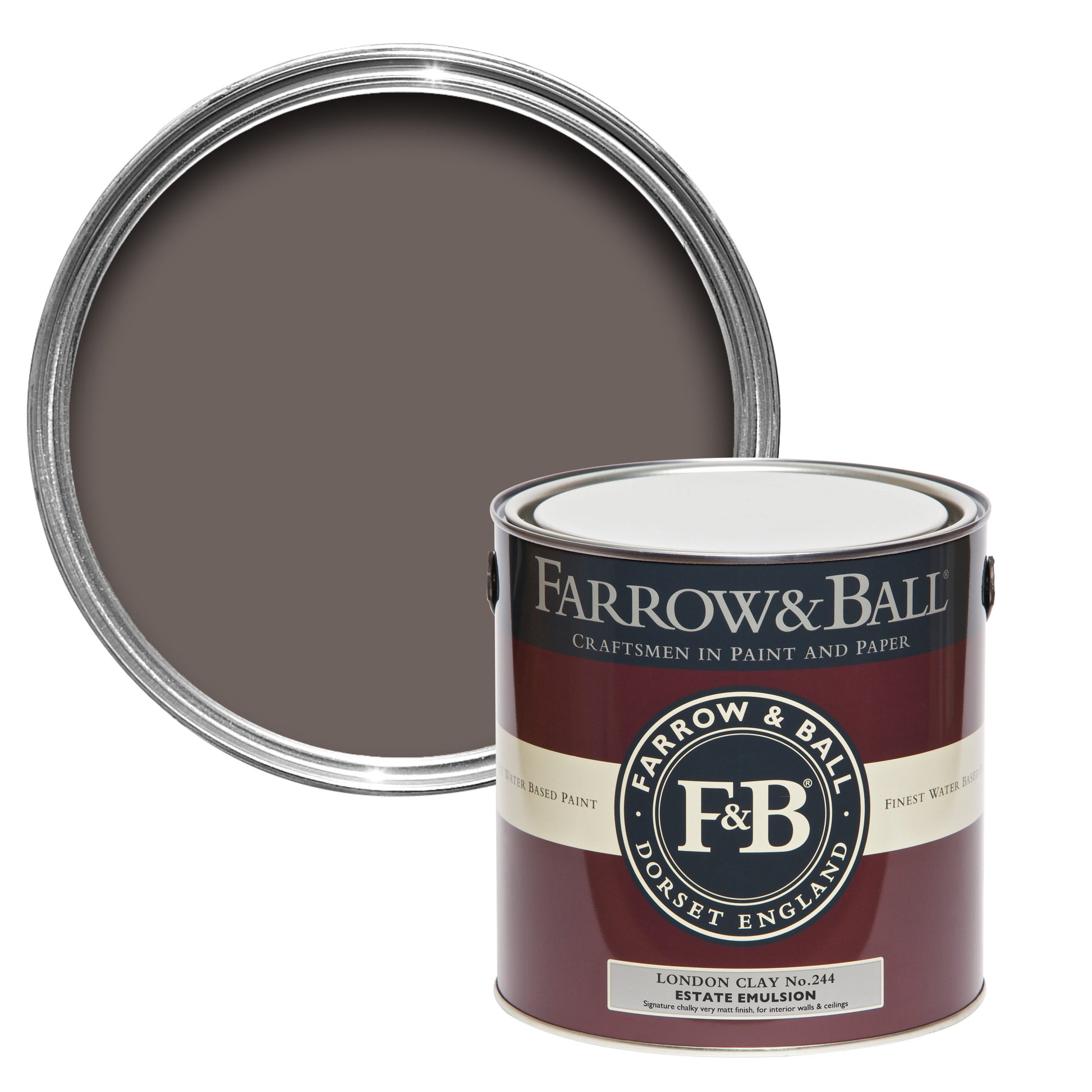 Tinta Farrow&Ball London Clay No. 244 - Stoc Casa