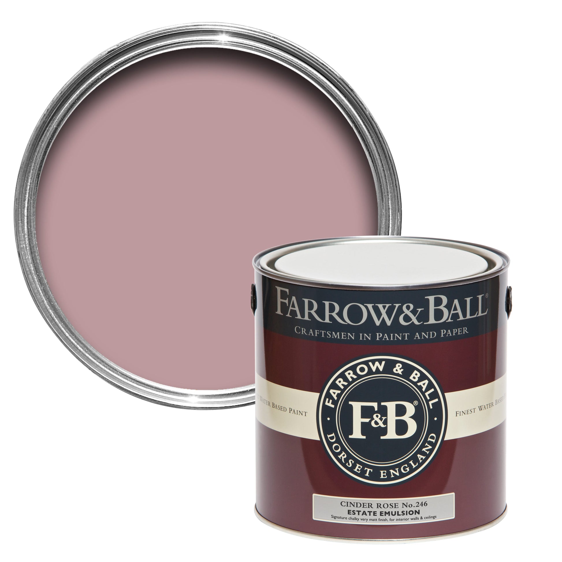 Tinta Farrow&Ball Cinder Rose No. 246 - Stoc Casa