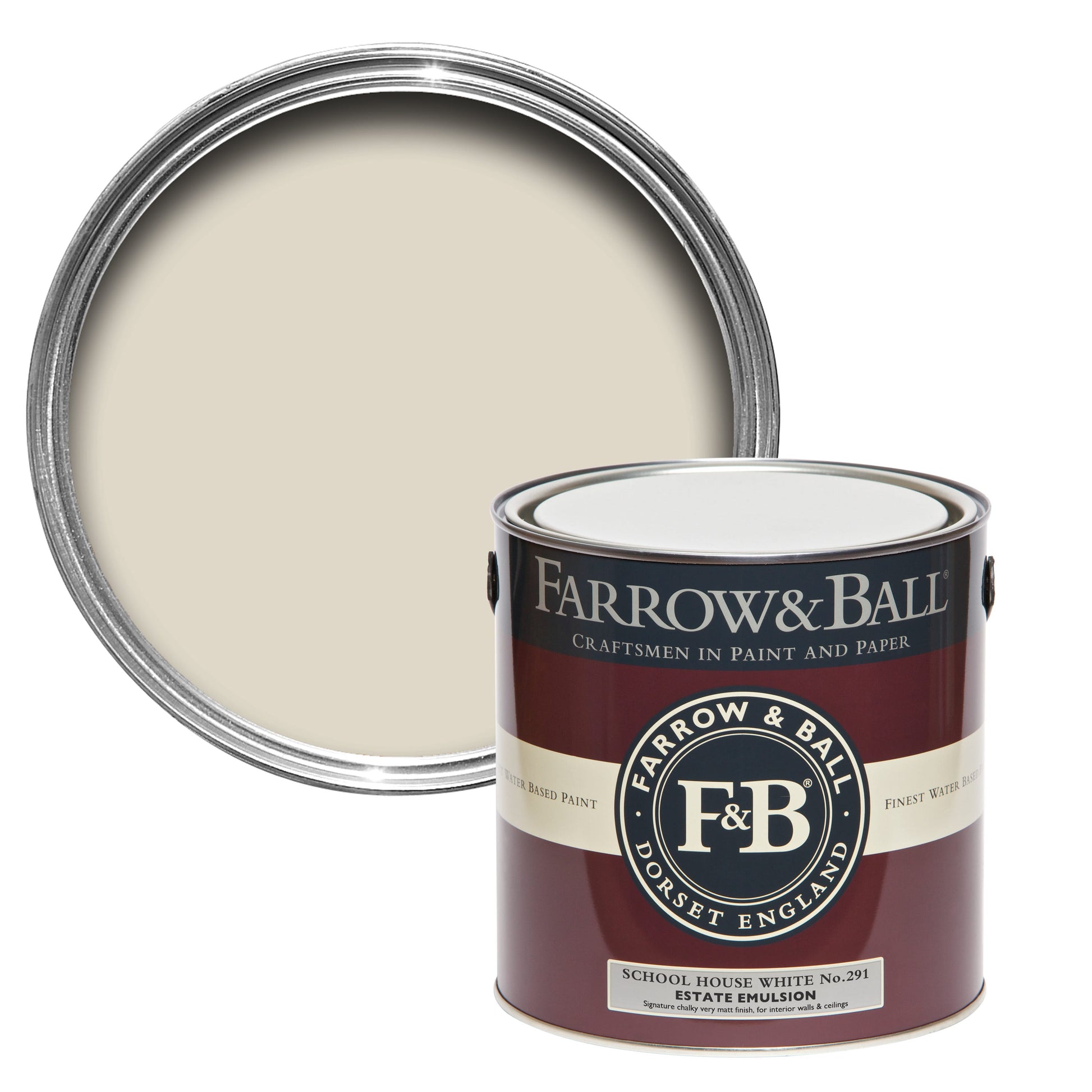 Tinta Farrow&Ball School House White No. 291 - Stoc Casa