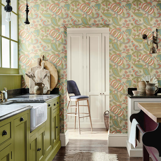 Papel de Parede Little Greene Pomegranate - Bazaar