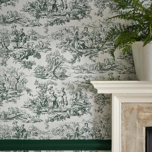 Papel de Parede Little Greene Lovers' Toile - Puck