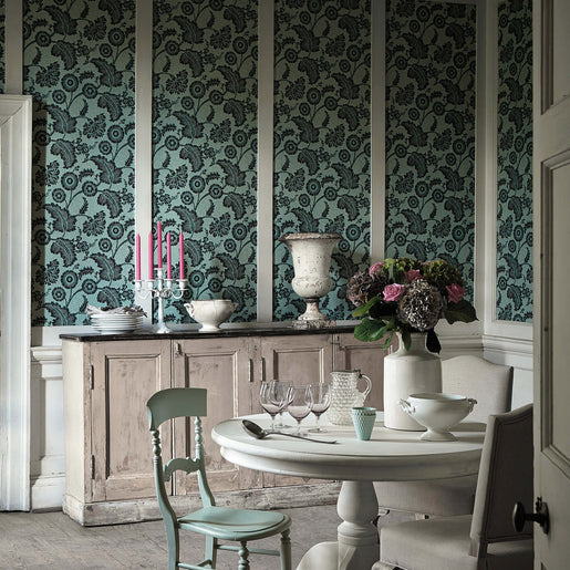 Papel de Parede Little Greene Piccadilly - Mock Green