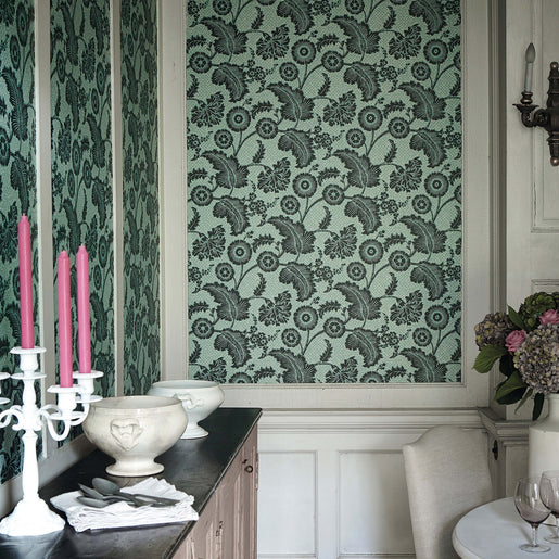 Papel de Parede Little Greene Piccadilly - Mock Green