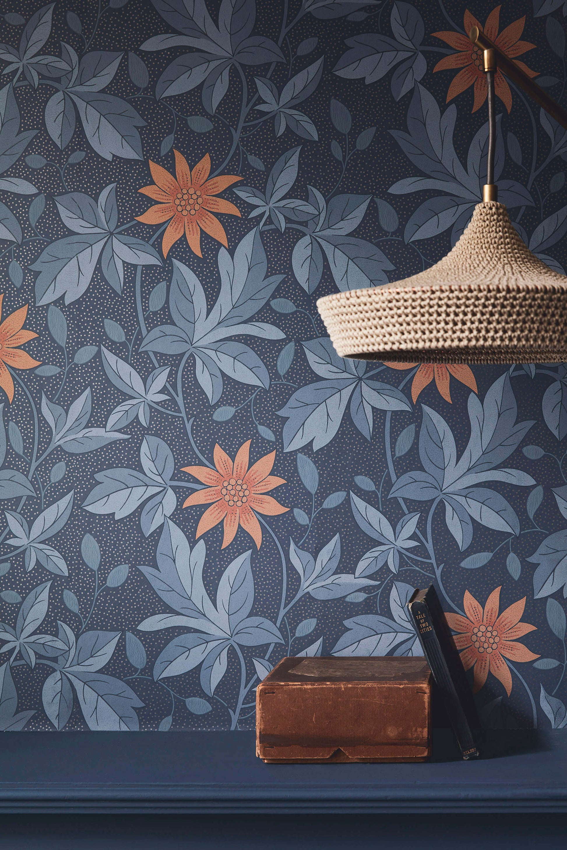 Papel de Parede Little Greene Monroe - Night Flower