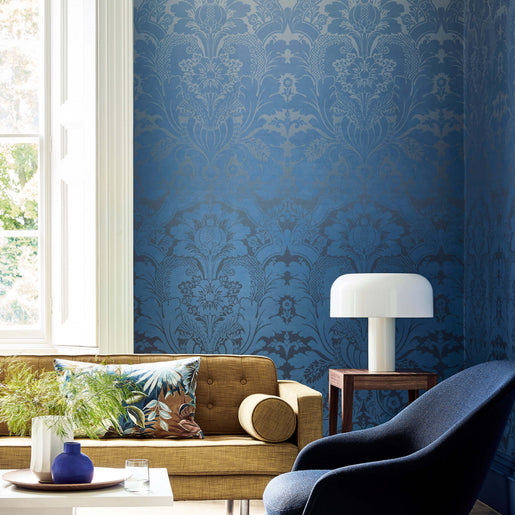 Papel de Parede Little Greene St James's Park - Cobalt Fade