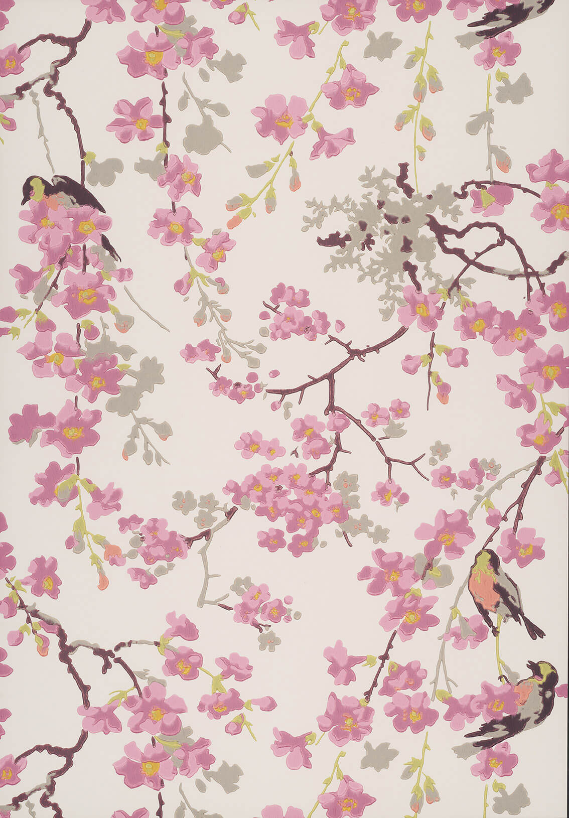 Papel de Parede Little Greene Massingberd Blossom - Mineral