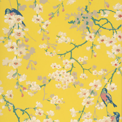 Papel de Parede Little Greene Massingberd Blossom - Yellow