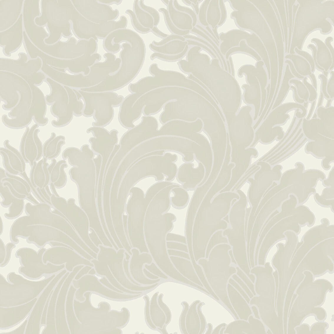 Papel de Parede Little Greene Tulip - Pale Grey