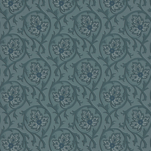 Papel de Parede Little Greene Hoja - Air Force Blue