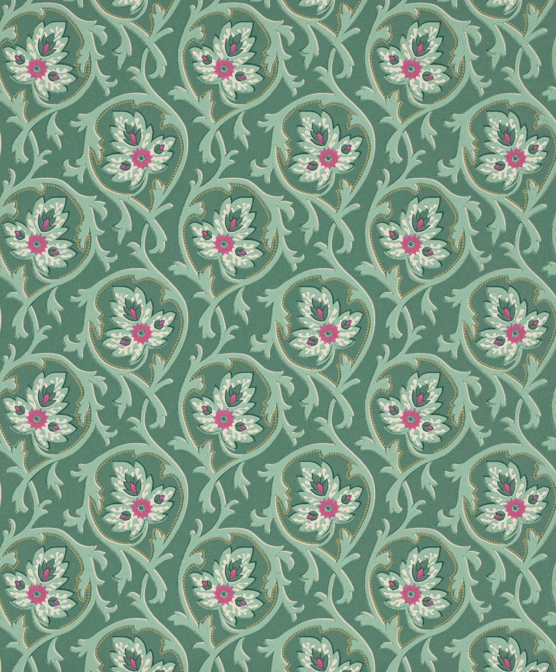 Little Greene Leaf Wallpaper - Pleat