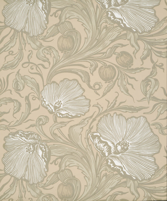 Papel de Parede Little Greene Poppy Trail - Portland Stone