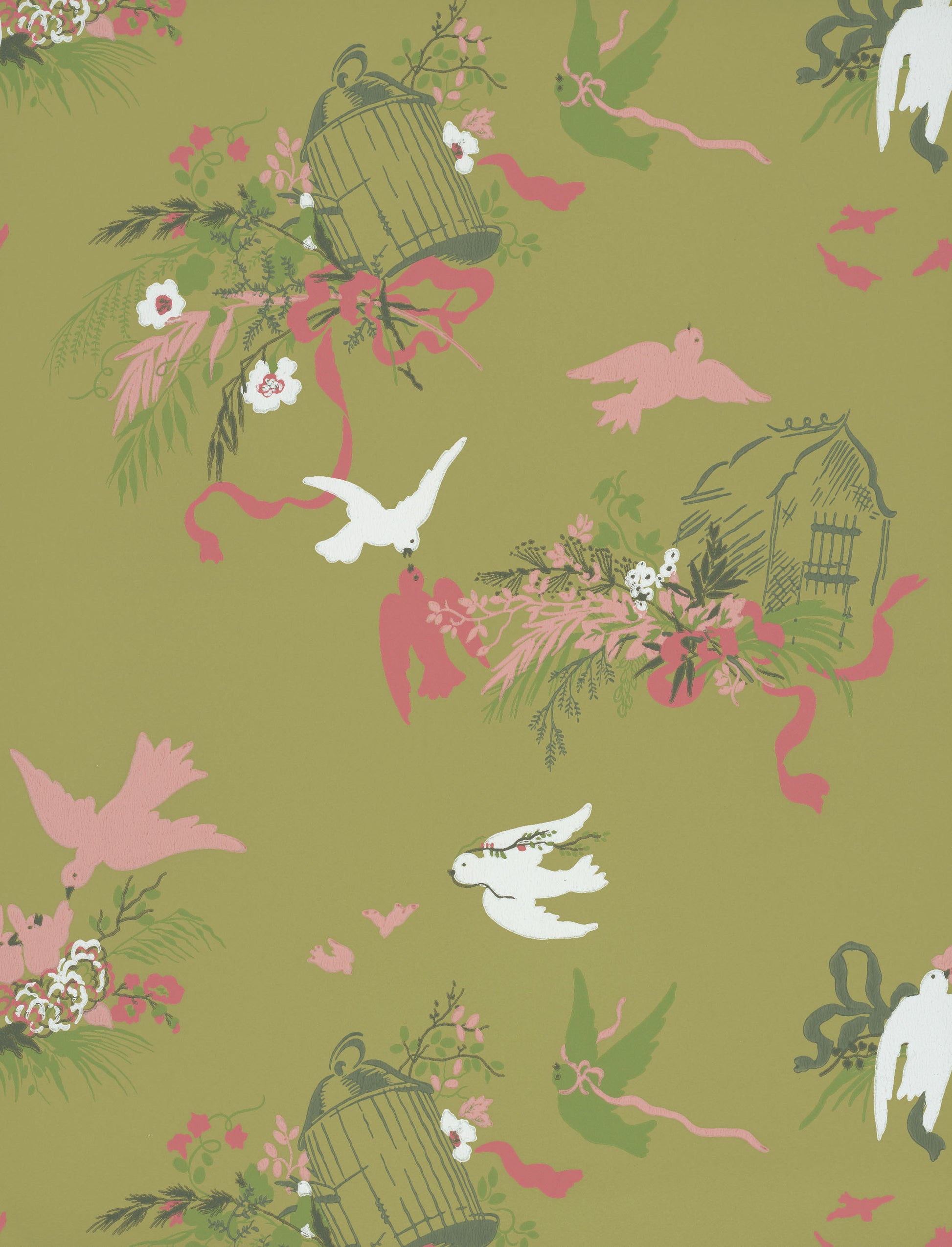 Papel de Parede Little Greene Volières - Garden