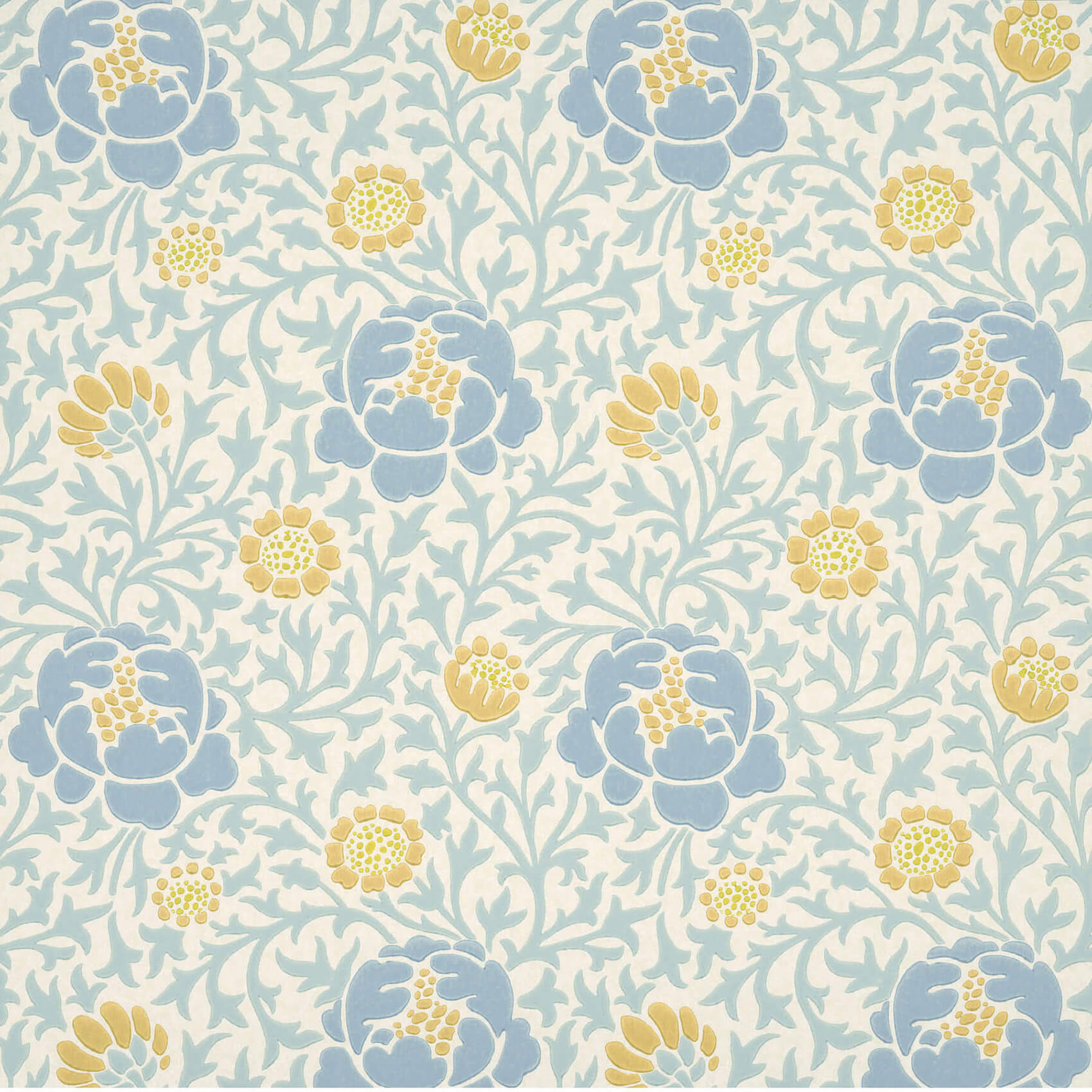 Papel de Parede Little Greene Lansdowne Walk - Marigold