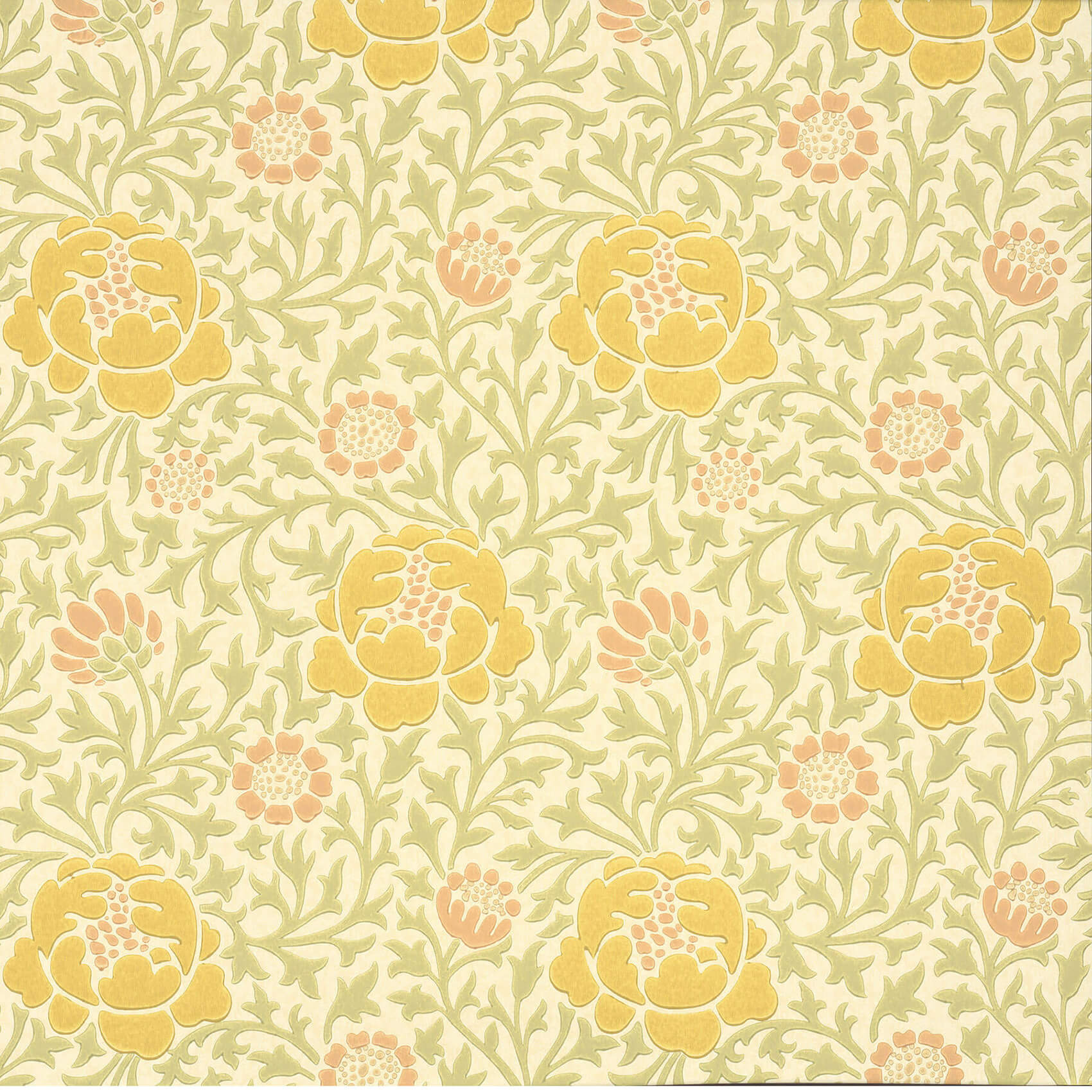 Little Greene Lansdowne Walk Wallpaper - Pollen