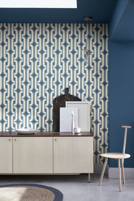 Little Greene Lavaliers Wallpaper - Low Wave