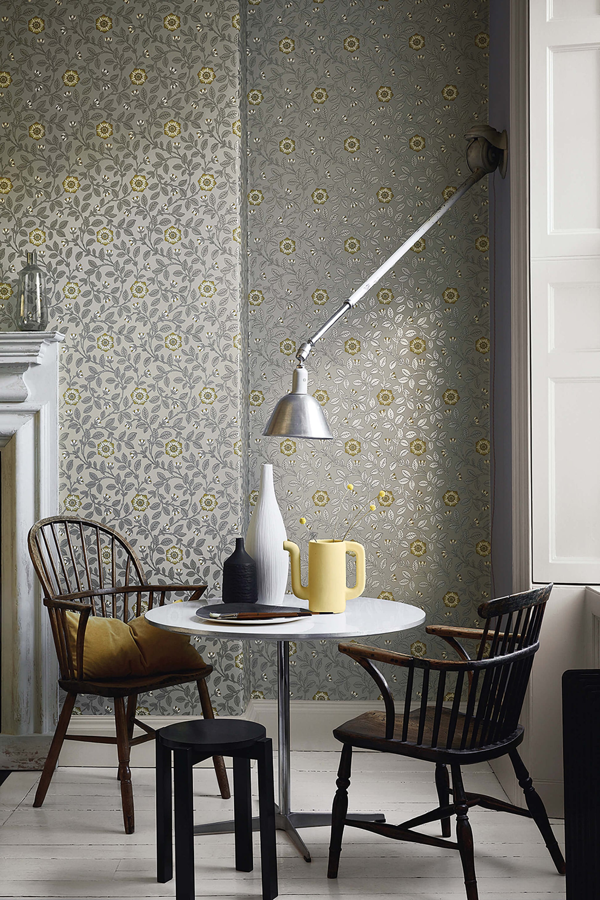 Papel de Parede Little Greene Richmond Green - Platinum