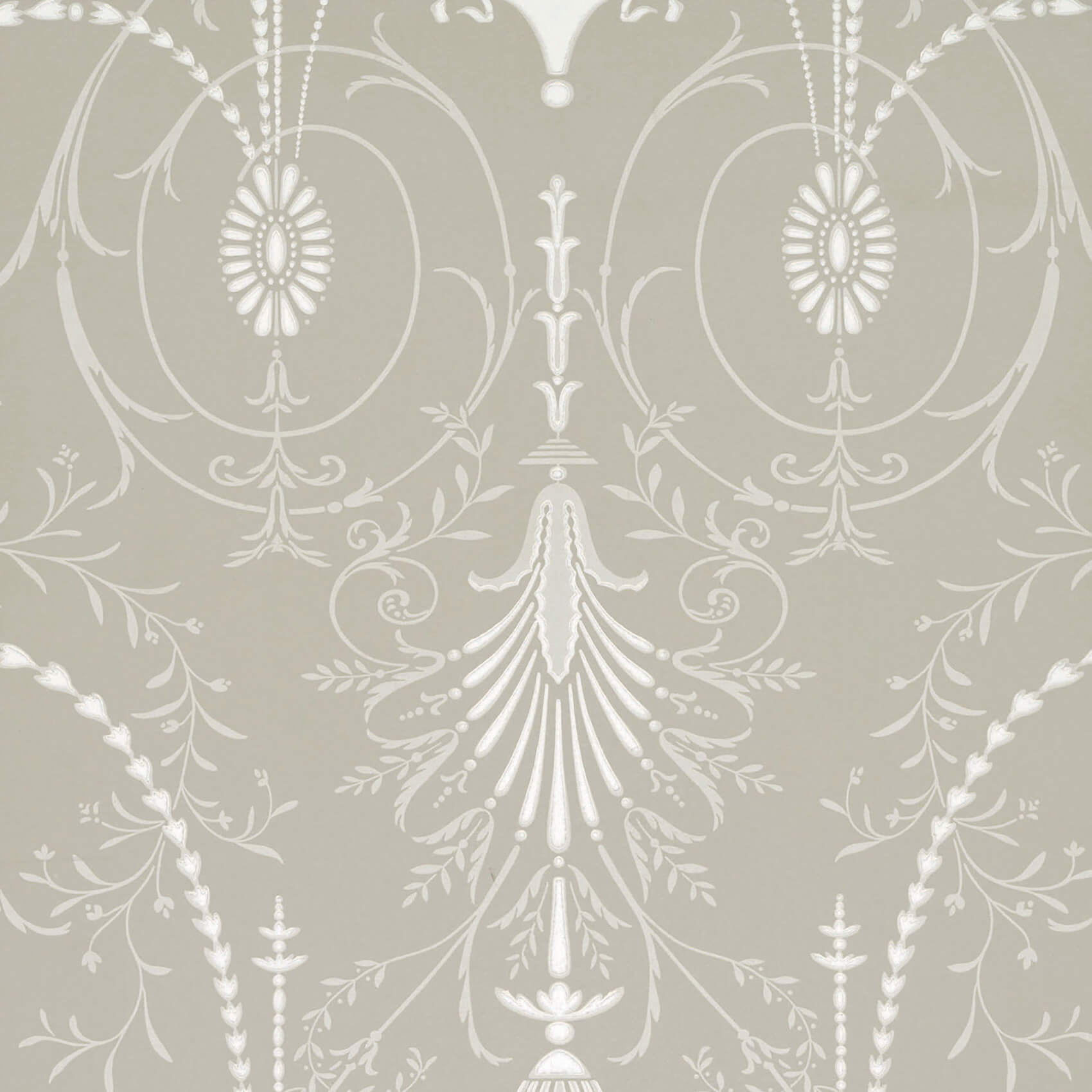 Papel de Parede Little Greene Marlborough - Paris Grey