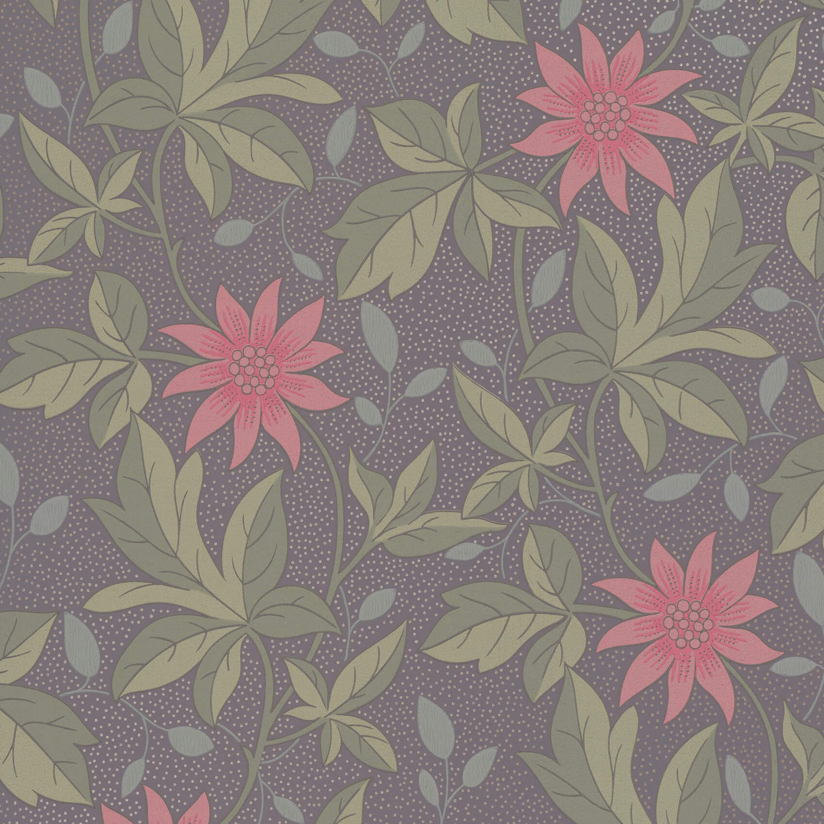 Papel de Parede Little Greene Monroe - Pink Flower