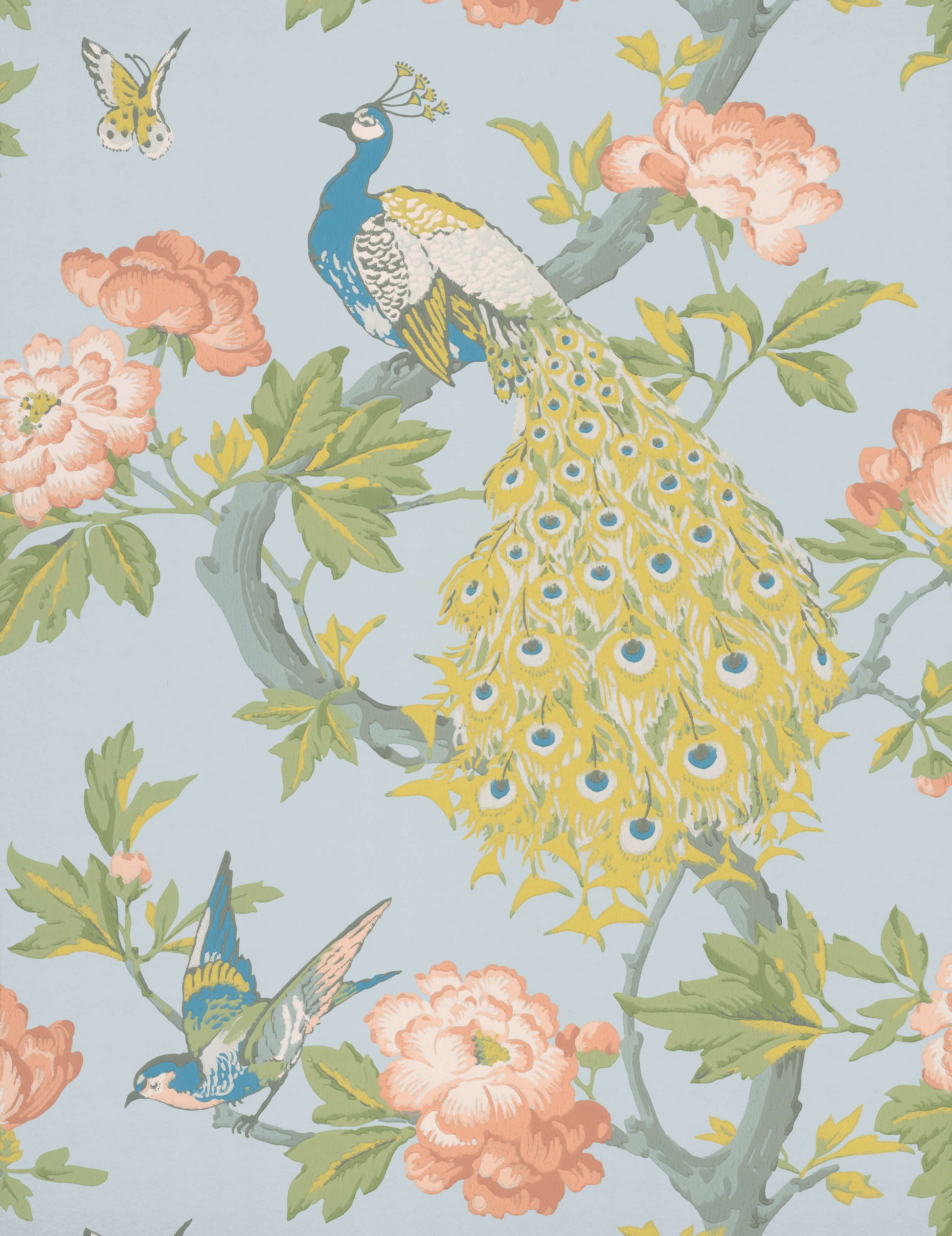 Papel de Parede Little Greene Pavona - Skye