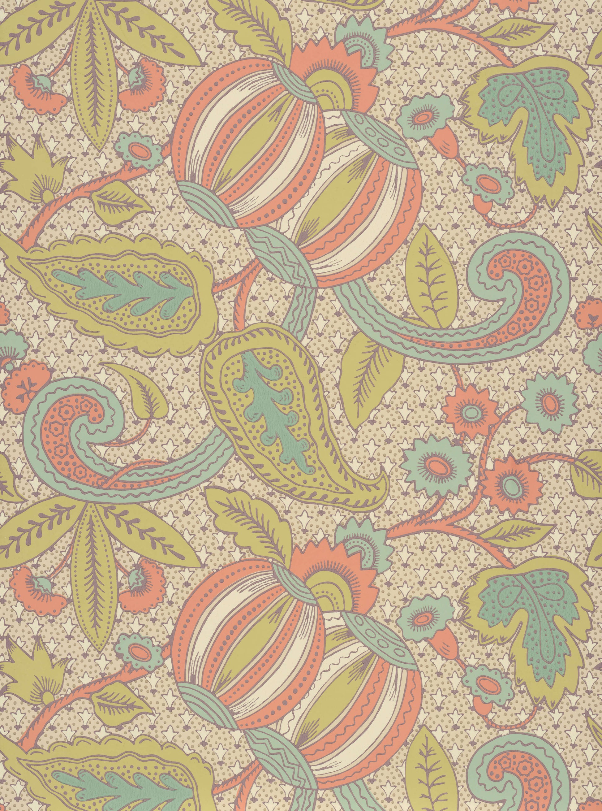 Papel de Parede Little Greene Pomegranate - Bazaar