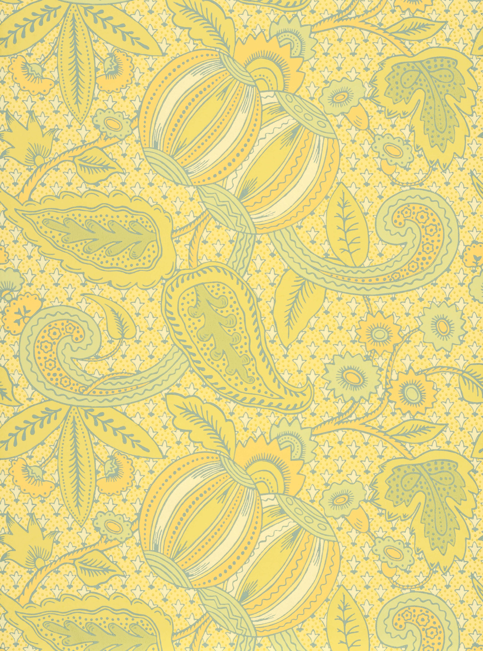 Papel de Parede Little Greene Pomegranate - Citron