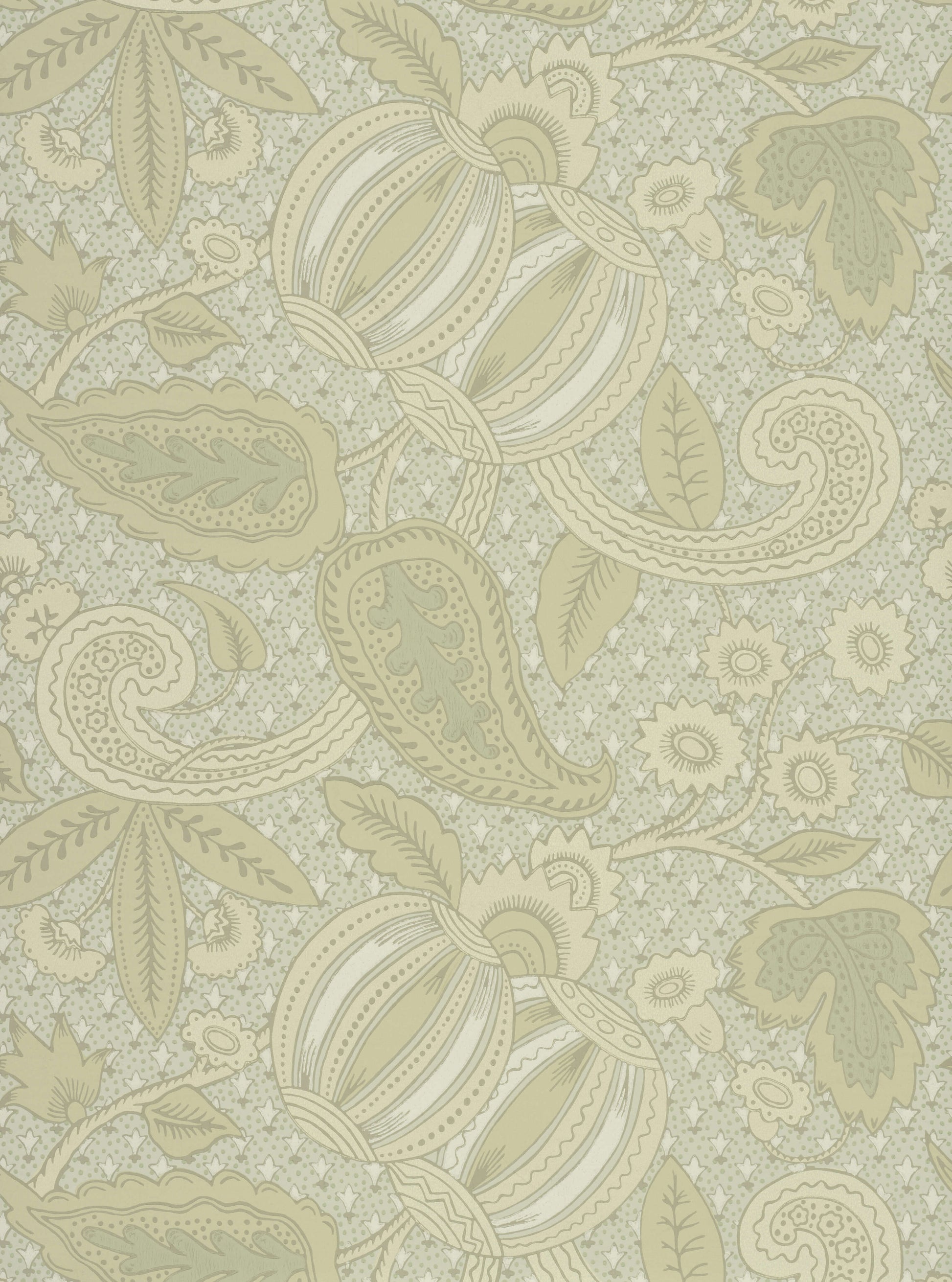 Papel de Parede Little Greene Pomegranate - Green Scale