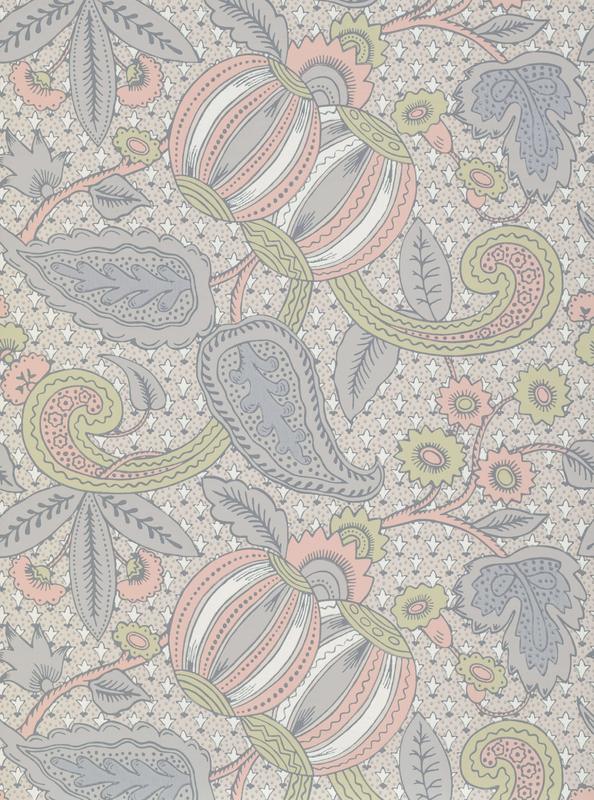 Papel de Parede Little Greene Pomegranate - Pastel