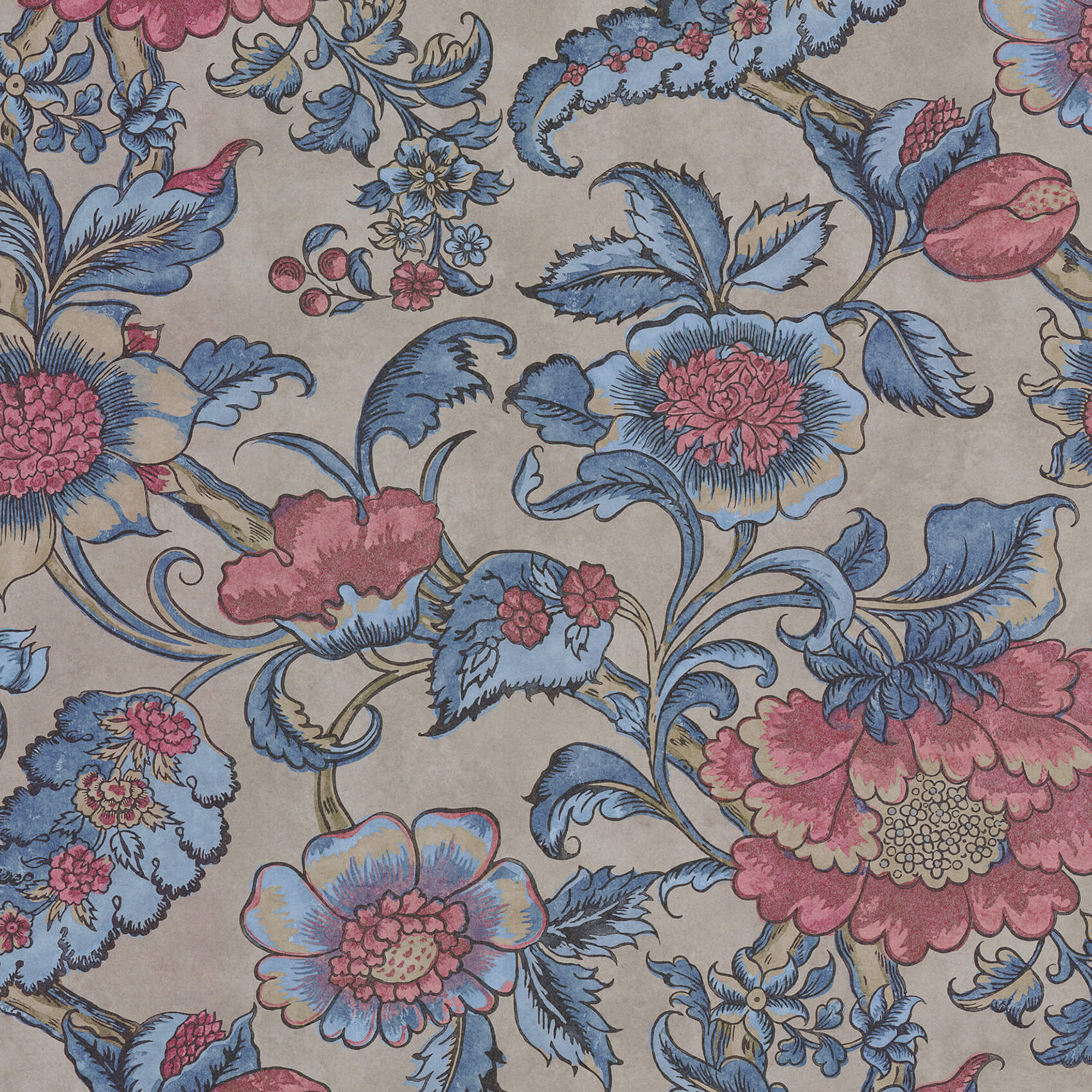 Papel de Parede Little Greene Sackville Street - Saphir