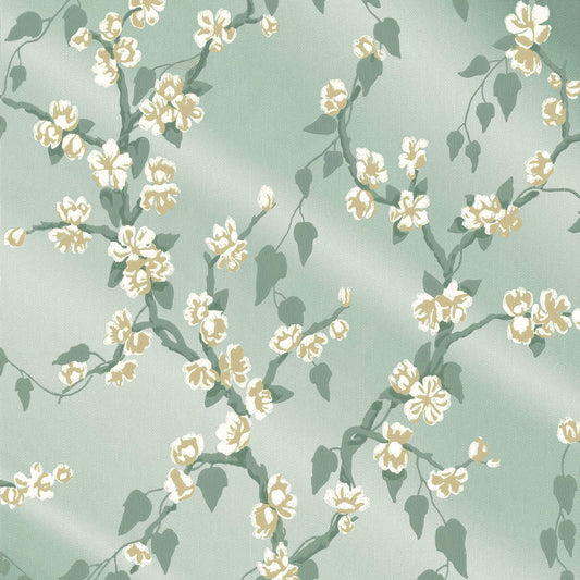 Papel de Parede Little Greene Sakura - Aqua Lustre