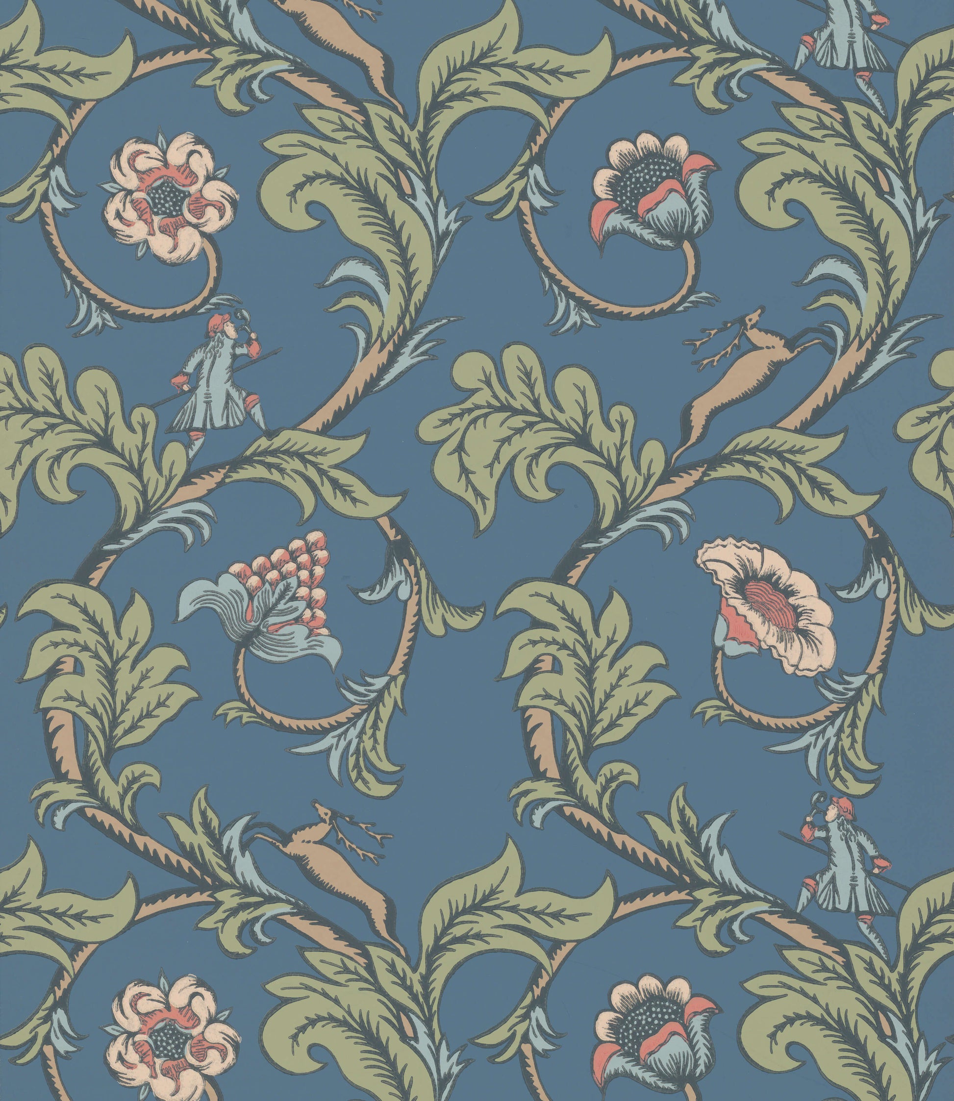 Papel de Parede Little Greene Stag Trail - Juniper