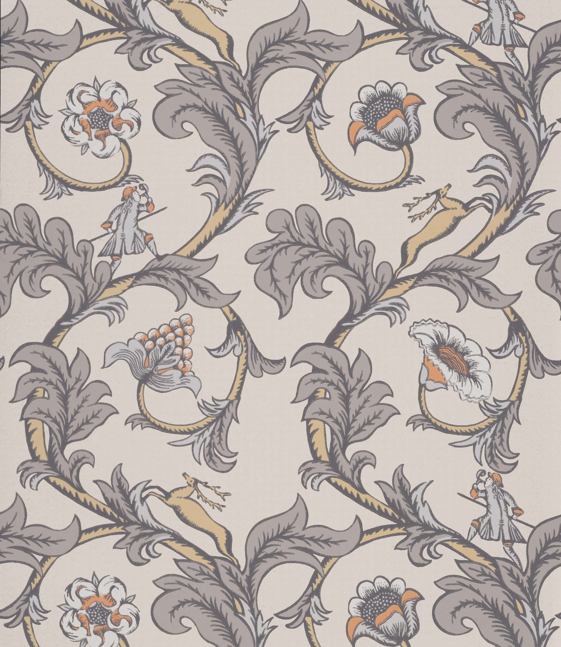 Papel de Parede Little Greene Stag Trail - Sterling