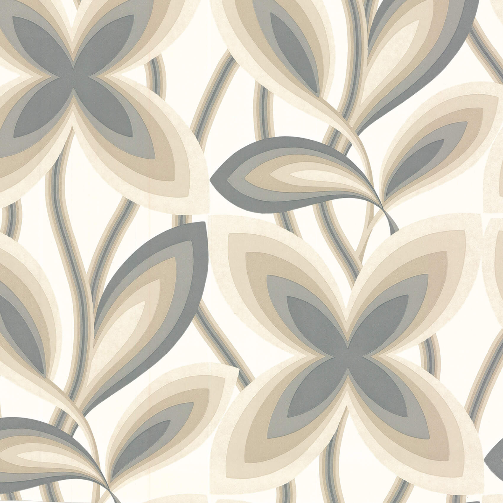 Papel de Parede Little Greene Starflower - Platinum