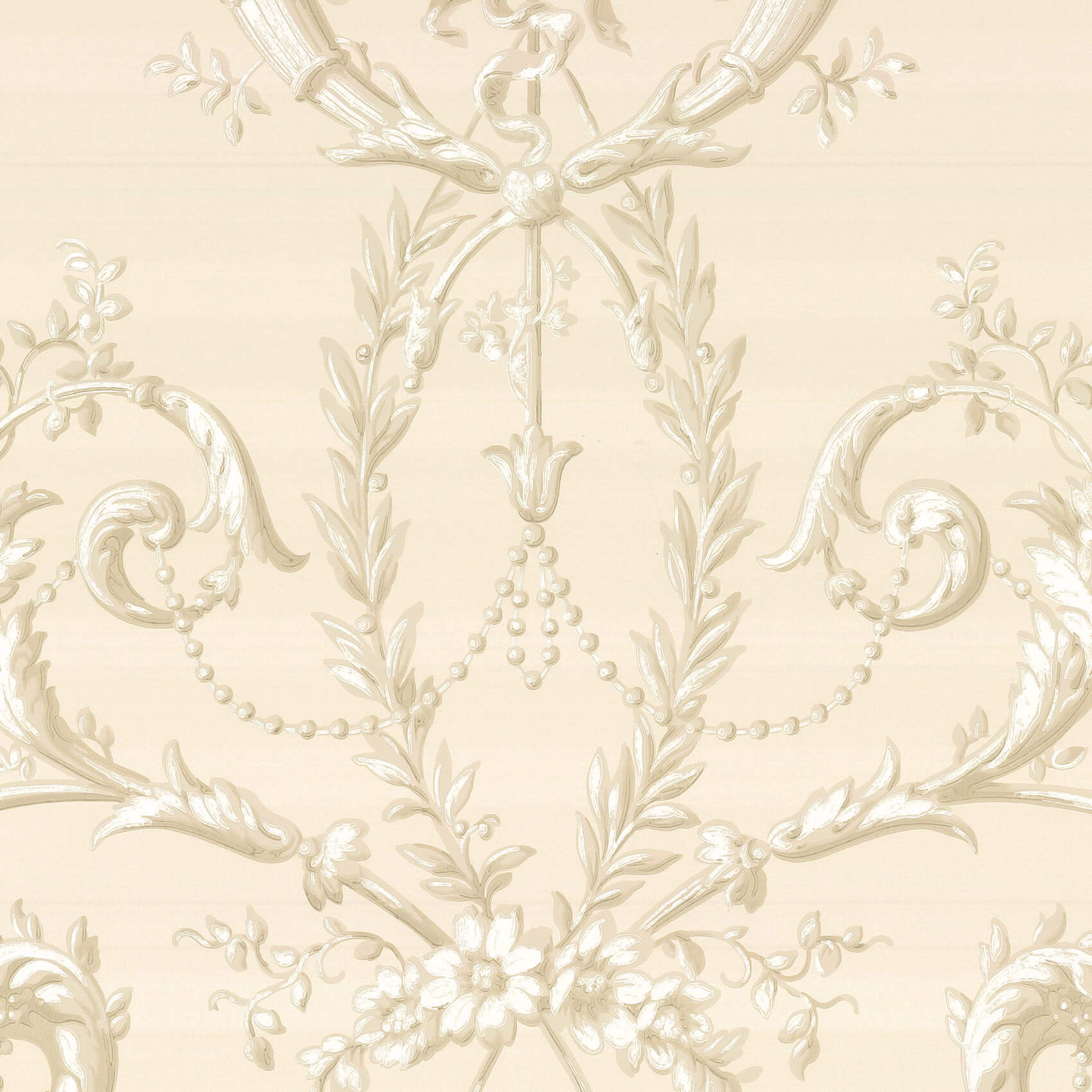 Papel de Parede Little Greene Versailles - Dark Pearl