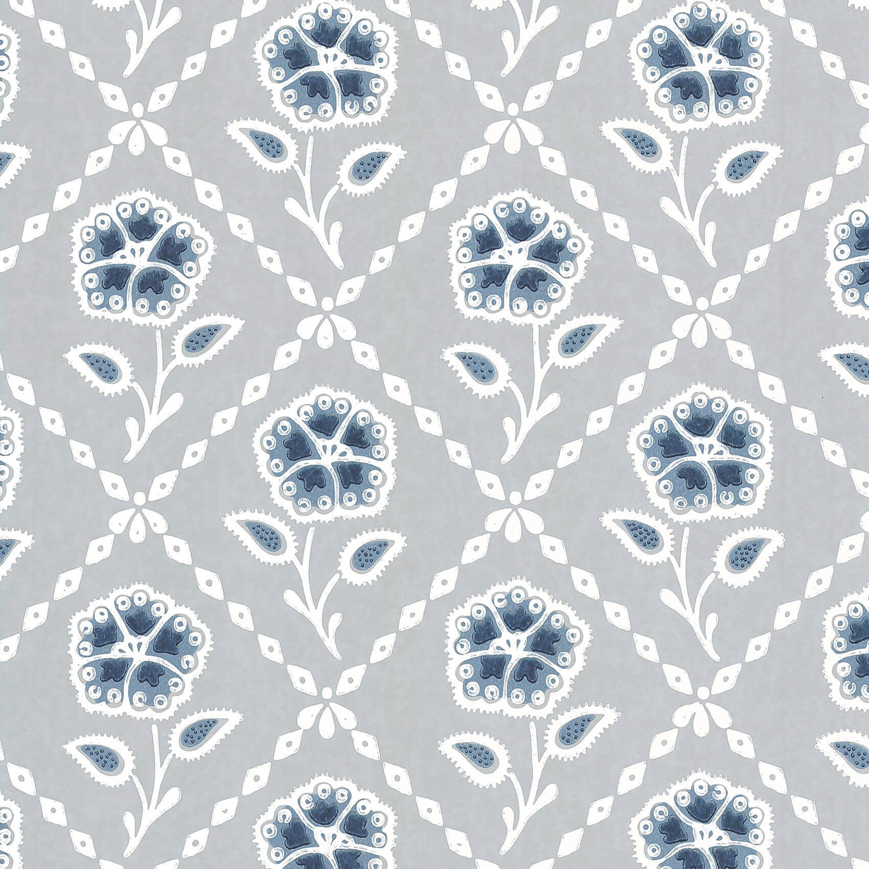 Papel de Parede Little Greene Whitehall - Prussian