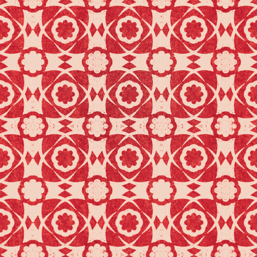 Papel De Parede MindTheGap Aegean Tiles Red