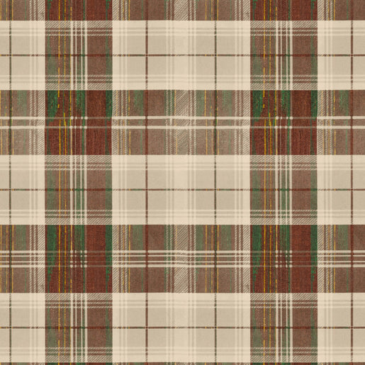 Papel De Parede MindTheGap Countryside Plaid Leather