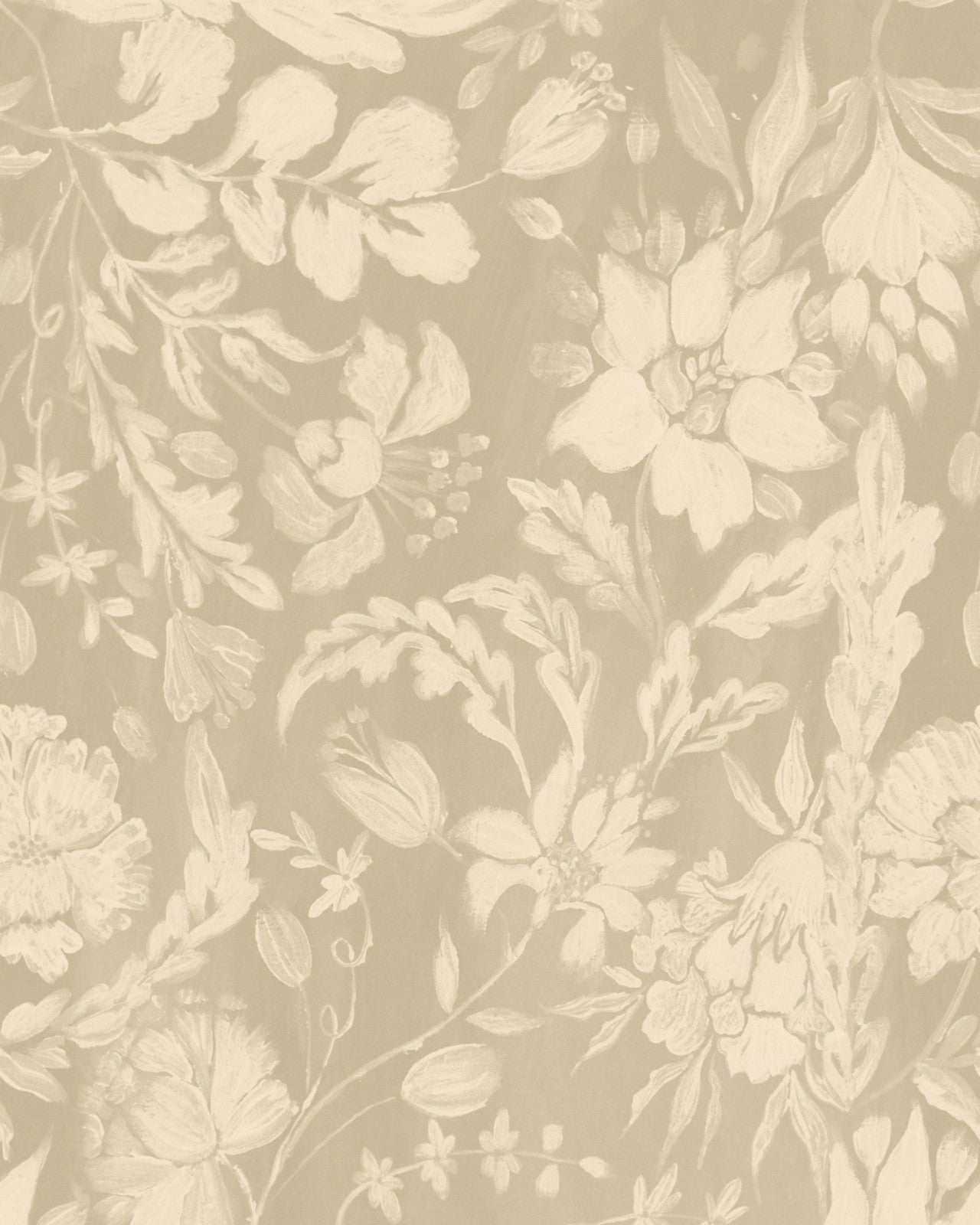 Papel De Parede MindTheGap Flowery Ornament Taupe