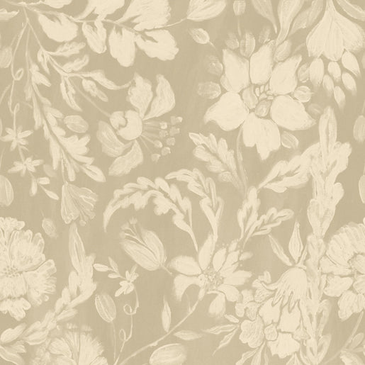 Papel De Parede MindTheGap Flowery Ornament Taupe