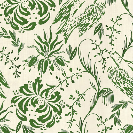 Papel De Parede MindTheGap Folk Embroidery Fern Green