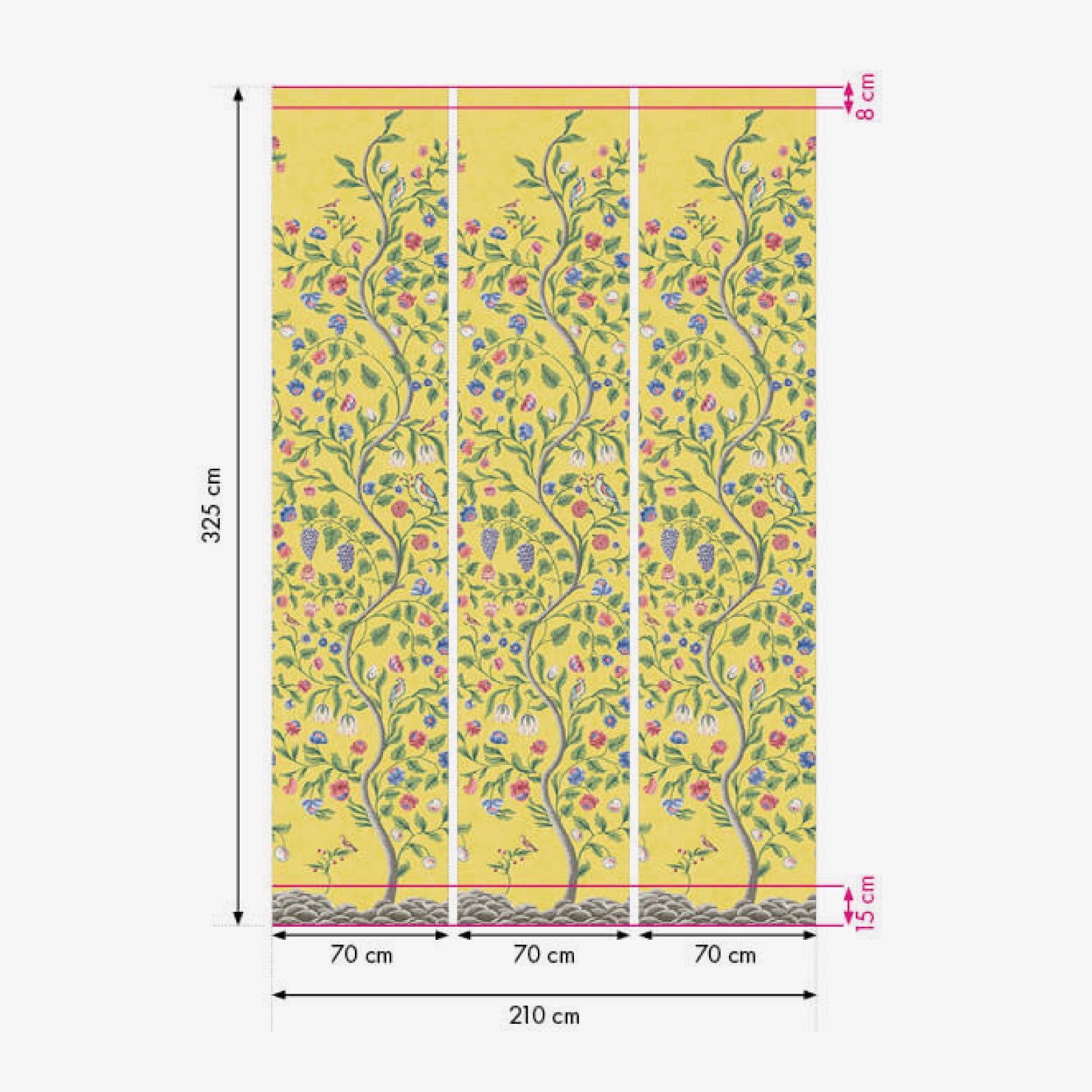 Papel de Parede Little Greene Mandalay - Pollen