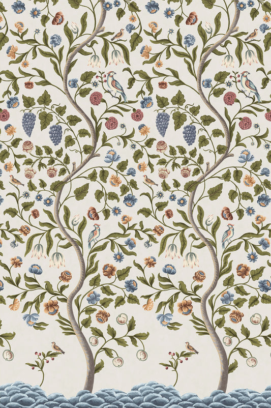 Little Greene Mandalay Wallpaper - Ceviche