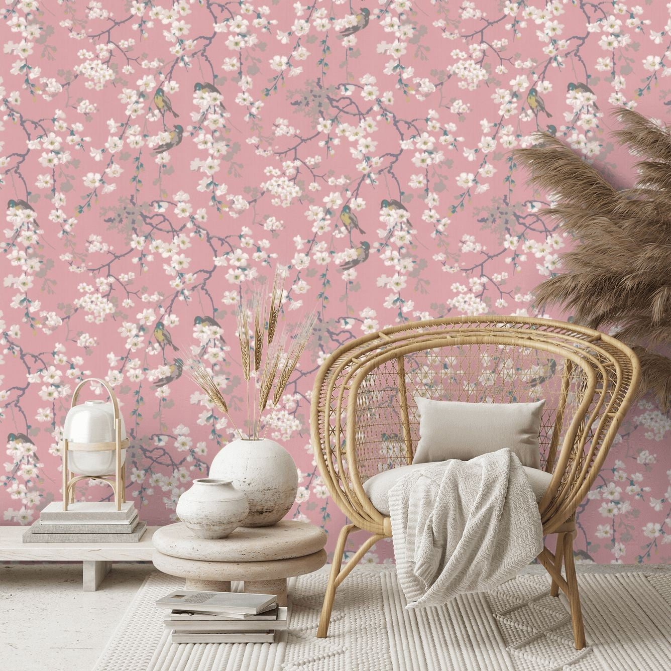 Papel de Parede Little Greene Massingberd Blossom - Oriental