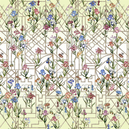 Papel de Parede Christian Lacroix Fretwork Garden Panoramic Citron - Stoc Casa